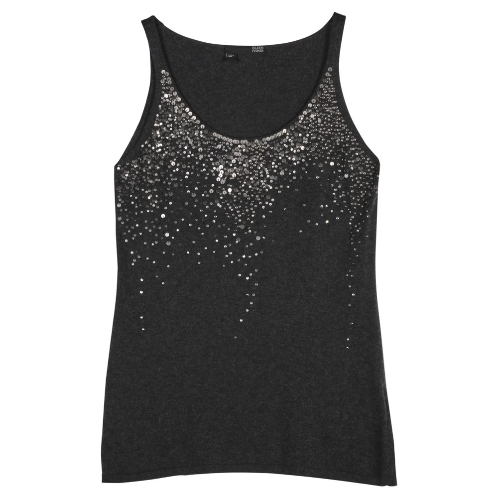 Eileen Fisher Sequence Organic Cotton/Cashmere
Tank | Small Gray